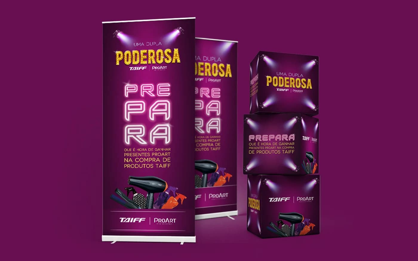 Aplicações da ação promocional Taiff e ProArt